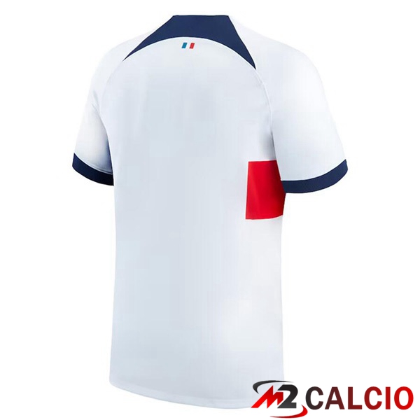 Maglie Calcio Paris PSG Seconda Bianco 2023/2024