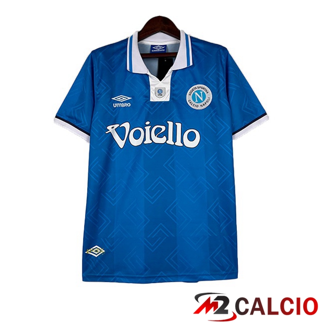 Maglie Calcio Personalizzate,Tute Calcio Squadre,Maglia Nazionale Italiana Calcio | Maglie Calcio SSC Napoli Retro Prima Blu 1993-1994