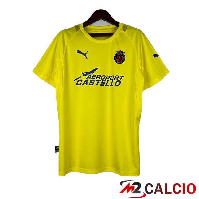 Maglie Calcio Personalizzate,Tute Calcio Squadre,Maglia Nazionale Italiana Calcio | Maglie Calcio Villarreal Retro Prima Giallo 2005-2006
