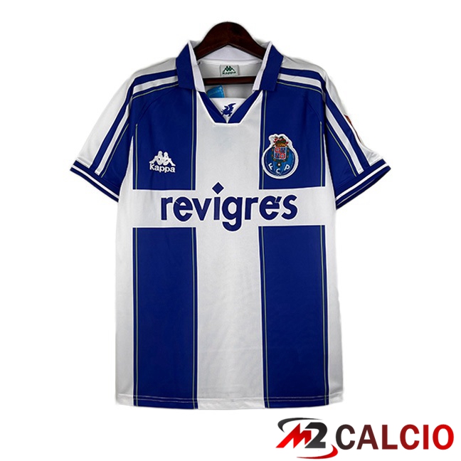Maglie Calcio FC Porto Retro Prima Blu Bianco 1998-1999