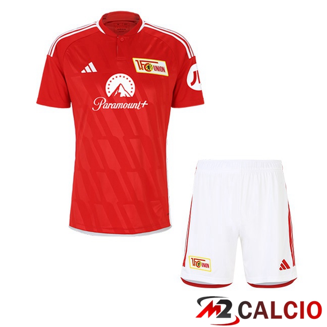 Maglie Calcio Personalizzate,Tute Calcio Squadre,Maglia Nazionale Italiana Calcio | Maglie Calcio FC Union Berlin Bambino Prima Rosso 2023/2024