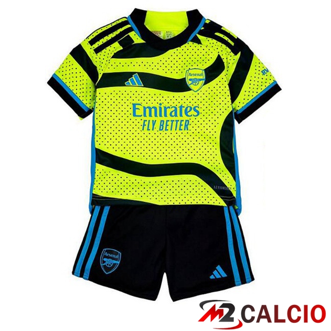 Maglie Calcio Personalizzate,Tute Calcio Squadre,Maglia Nazionale Italiana Calcio | Maglie Calcio Arsenal Bambino Seconda Verde 2023/2024