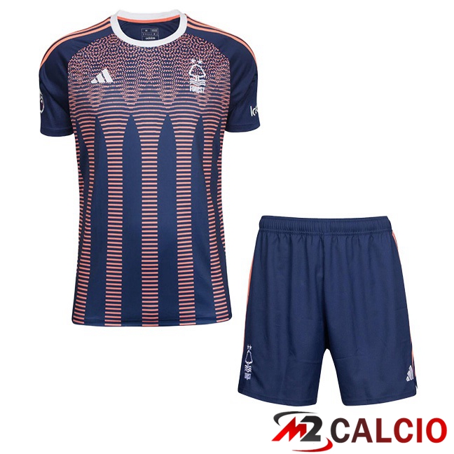 Maglie Calcio Personalizzate,Tute Calcio Squadre,Maglia Nazionale Italiana Calcio | Maglie Calcio Nottingham Forest Bambino Terza Viola 2023/2024