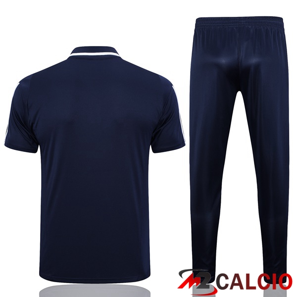 Maglia Polo Italia + Pantaloni Blu Reale 2023/2024