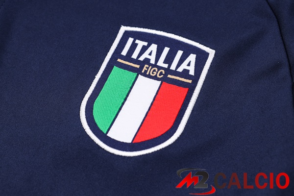 Maglia Polo Italia + Pantaloni Blu Reale 2023/2024