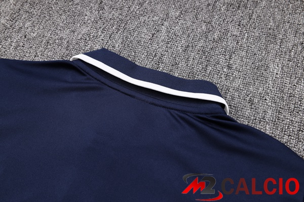 Maglia Polo Italia + Pantaloni Blu Reale 2023/2024