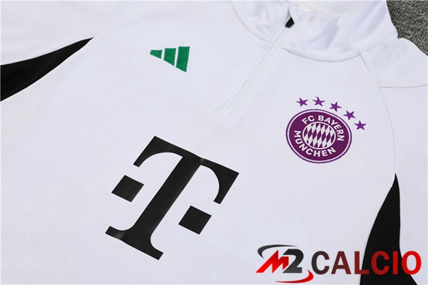 Insieme Tuta Calcio Bayern Monaco Bianco 2023/2024