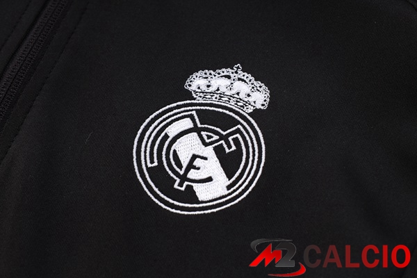 Insieme Tuta Calcio - Giacca Real Madrid Nero 2023/2024