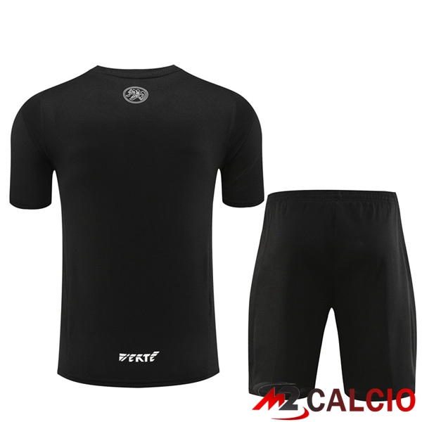 T Shirt Allenamento Algeria + Pantaloncini Nero 2023/2024
