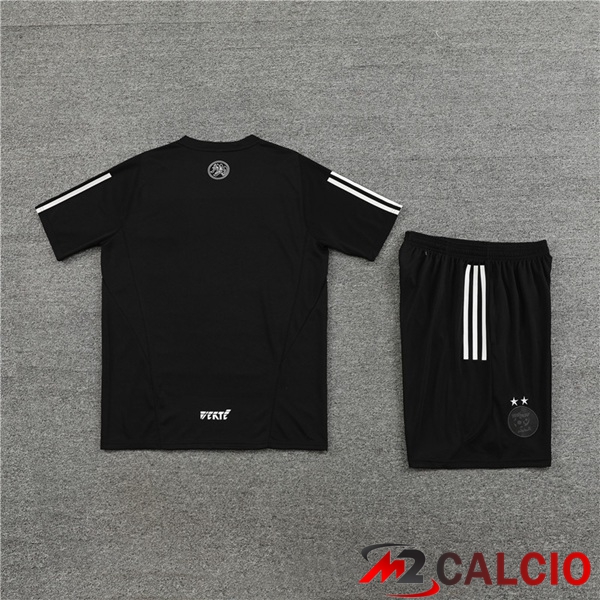 T Shirt Allenamento Algeria + Pantaloncini Nero 2023/2024