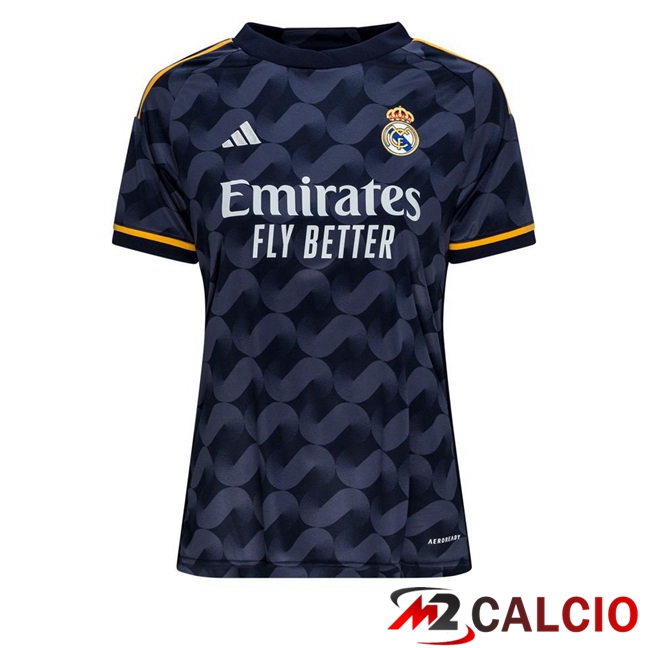 Maglie Calcio Personalizzate,Tute Calcio Squadre,Maglia Nazionale Italiana Calcio | Maglie Calcio Real Madrid Donna Seconda Blu Reale 2023/2024