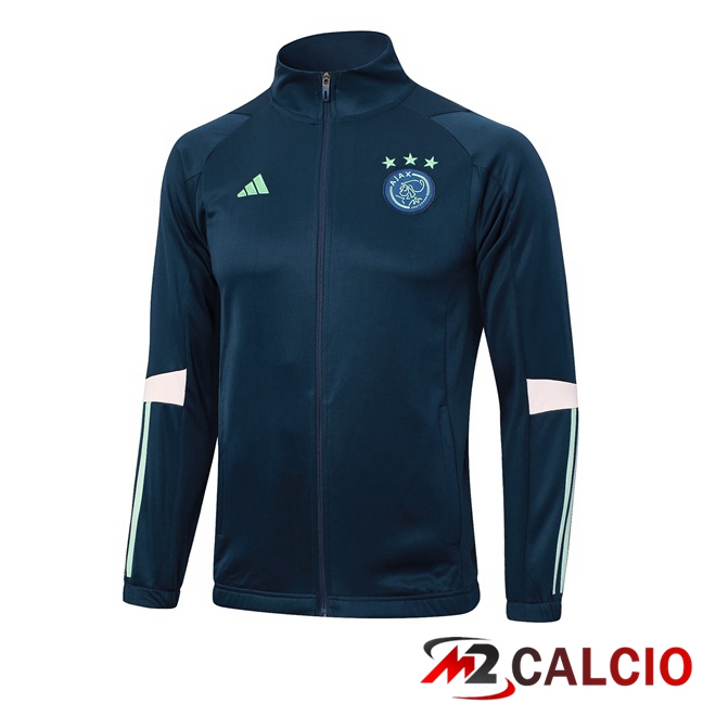 Maglie Calcio Personalizzate,Tute Calcio Squadre,Maglia Nazionale Italiana Calcio | Giacca Calcio AFC Ajax Blu Reale 2023/2024