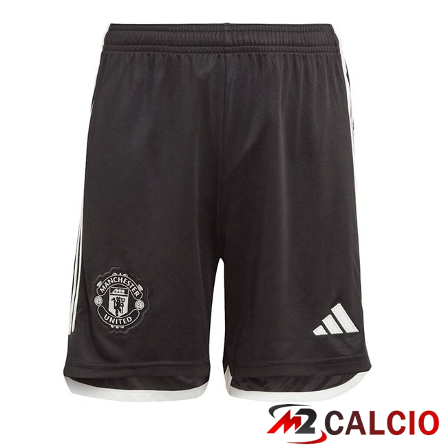 Maglie Calcio Personalizzate,Tute Calcio Squadre,Maglia Nazionale Italiana Calcio | Pantaloncini Calcio Manchester United Seconda Nero 2023/2024