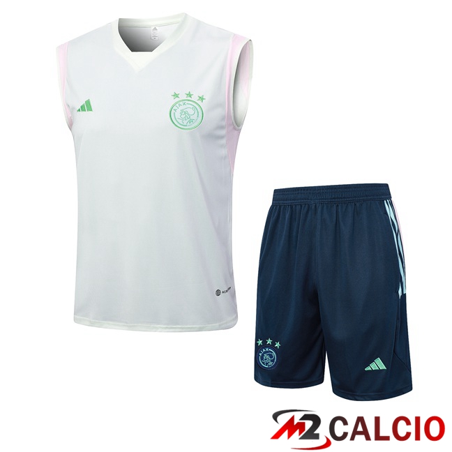 Maglie Calcio Personalizzate,Tute Calcio Squadre,Maglia Nazionale Italiana Calcio | Canotta Calcio AFC Ajax + Pantaloncini Verde 2023/2024