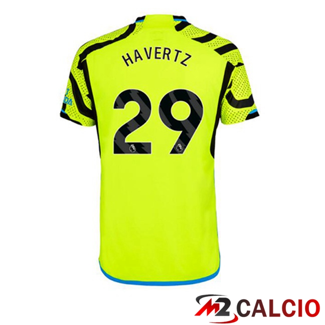 Maglie Calcio Personalizzate,Tute Calcio Squadre,Maglia Nazionale Italiana Calcio | Maglie Calcio Arsenal (HAVerdeZ 29) Seconda Verde 2023/2024