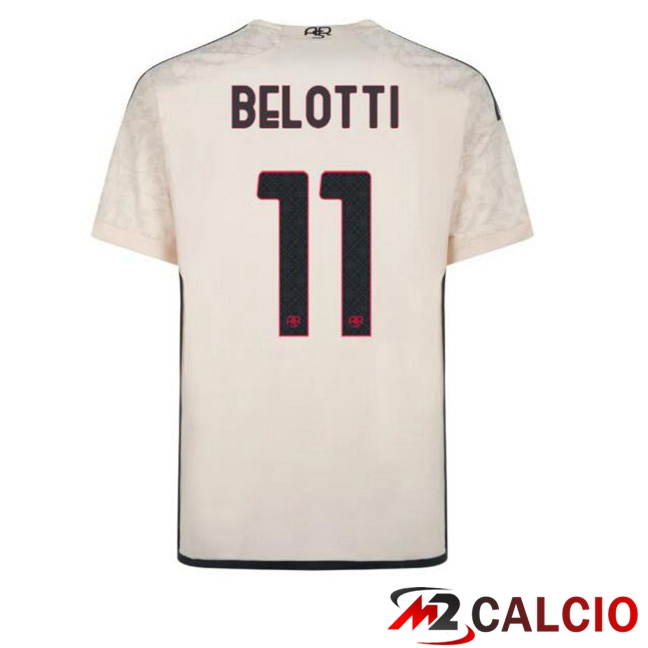 Maglie Calcio Personalizzate,Tute Calcio Squadre,Maglia Nazionale Italiana Calcio | Maglie Calcio AS Roma (BELOTTI 11) Seconda Giallo 2023/2024