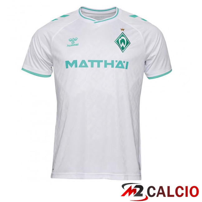 Maglie Calcio Personalizzate,Tute Calcio Squadre,Maglia Nazionale Italiana Calcio | Maglie Calcio SV Werder Bremen Seconda Bianco 2023/2024