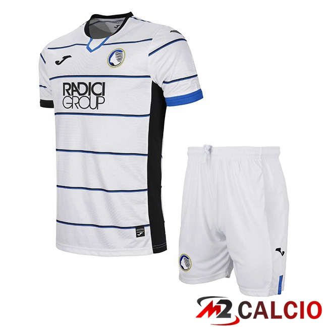 Maglie Calcio Personalizzate,Tute Calcio Squadre,Maglia Nazionale Italiana Calcio | Maglie Calcio Atalanta Bambino Seconda Bianco 2023/2024