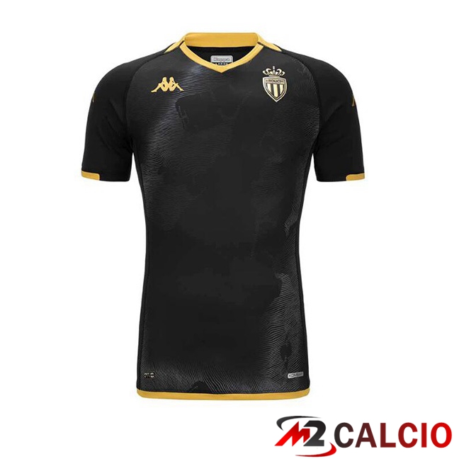 Maglie Calcio Personalizzate,Tute Calcio Squadre,Maglia Nazionale Italiana Calcio | Maglie Calcio AS Monaco Seconda Nero 2023/2024