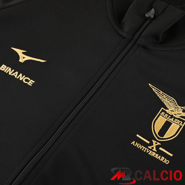 Insieme Tuta Calcio - Giacca SS Lazio Nero 2023/2024