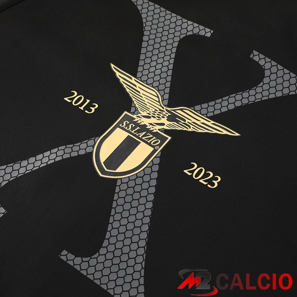 Insieme Tuta Calcio - Giacca SS Lazio Nero 2023/2024