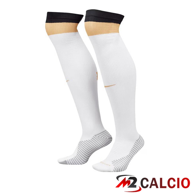 Maglie Calcio Personalizzate,Tute Calcio Squadre,Maglia Nazionale Italiana Calcio | Calzini Calcio FC Chelsea Prima Bianco 2023/2024