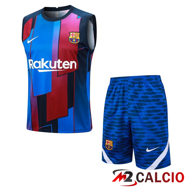 Maglie Calcio Personalizzate,Tute Calcio Squadre,Maglia Nazionale Italiana Calcio | Canotta Calcio FC Barcellona + Pantaloncini Blu 2023/2024