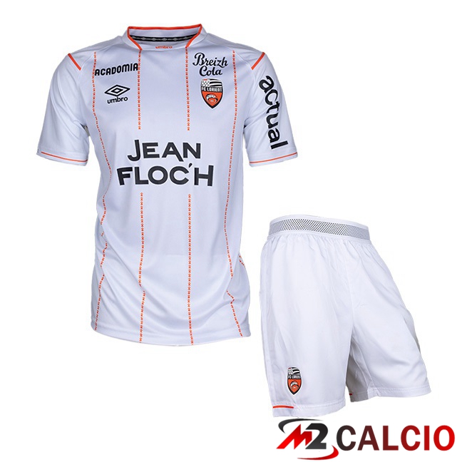 Maglie Calcio Personalizzate,Tute Calcio Squadre,Maglia Nazionale Italiana Calcio | Maglie Calcio FC Lorient Bambino Terza Blu Bianco 2023/2024