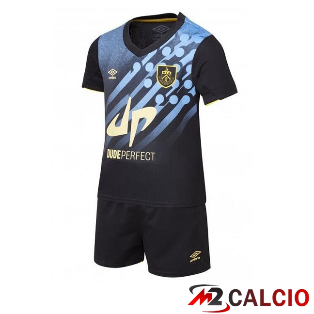 Maglie Calcio Personalizzate,Tute Calcio Squadre,Maglia Nazionale Italiana Calcio | Maglie Calcio Burnley Bambino Terza Blu 2023/2024