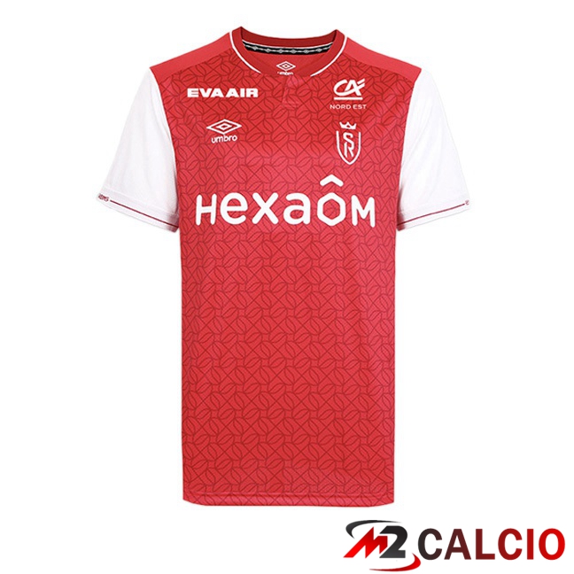Maglie Calcio Personalizzate,Tute Calcio Squadre,Maglia Nazionale Italiana Calcio | Maglie Calcio Stade De Reims Prima Rosso 2023/2024