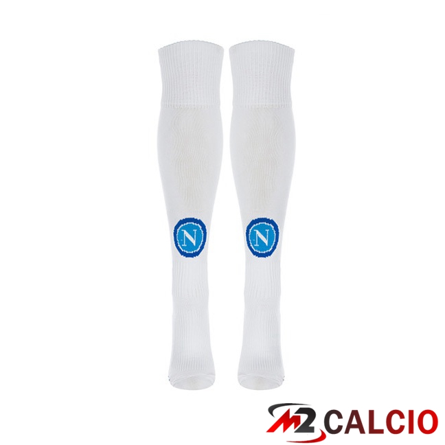 Maglie Calcio Personalizzate,Tute Calcio Squadre,Maglia Nazionale Italiana Calcio | Calzini Calcio SSC Napoli Seconda Bianco 2023/2024