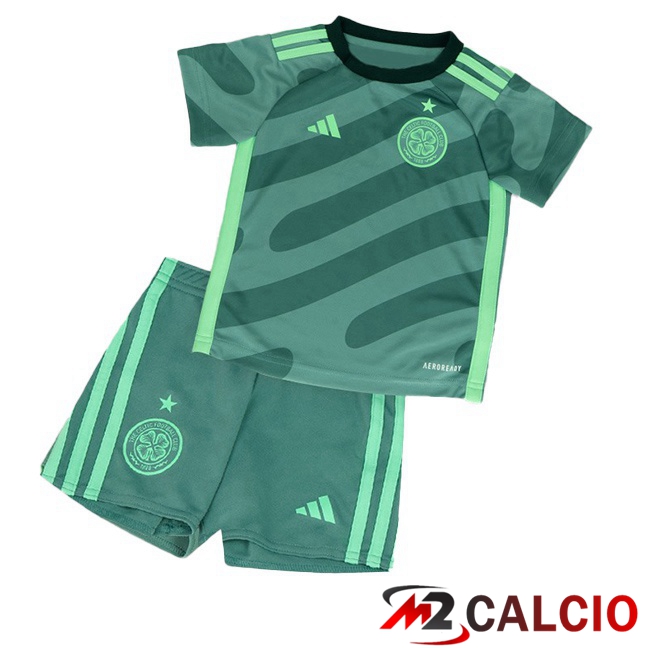 Maglie Calcio Personalizzate,Tute Calcio Squadre,Maglia Nazionale Italiana Calcio | Maglie Calcio Celtic FC Bambino Terza Verde 2023/2024