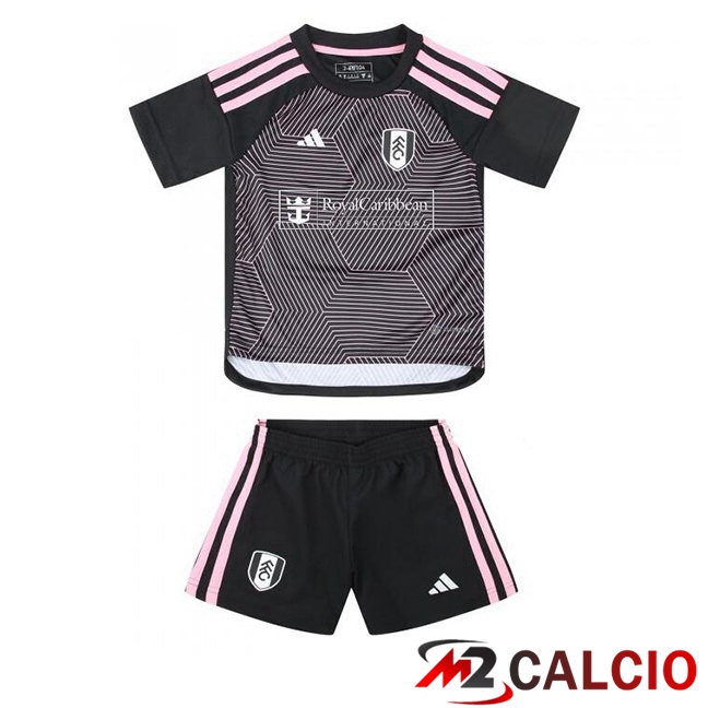 Maglie Calcio Personalizzate,Tute Calcio Squadre,Maglia Nazionale Italiana Calcio | Maglie Calcio Fulham FC Bambino Terza Nero 2023/2024