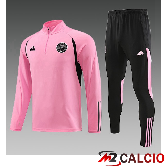 Maglie Calcio Personalizzate,Tute Calcio Squadre,Maglia Nazionale Italiana Calcio | Insieme Tuta Calcio Inter Miami CF Bambino Rosa 2023/2024