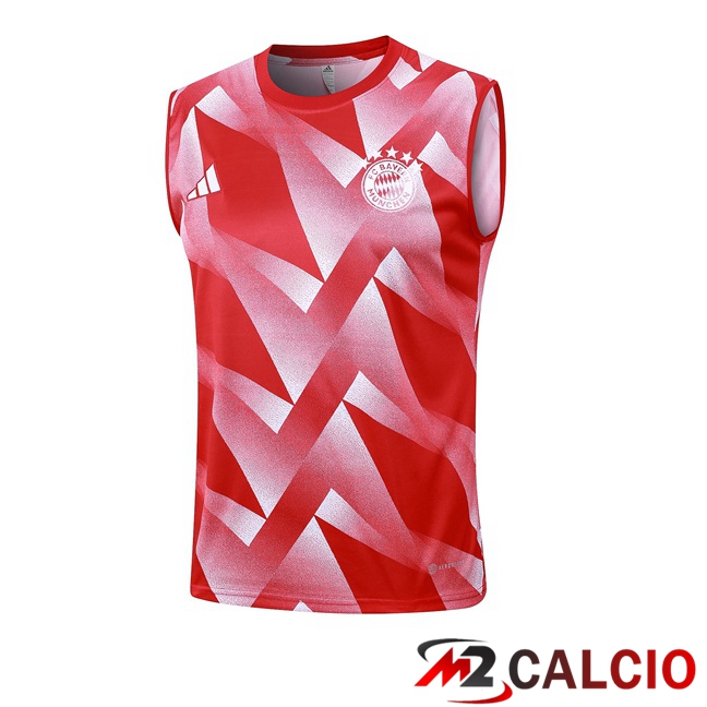 Canotta Calcio Bayern Monaco Rosso 2023/2024