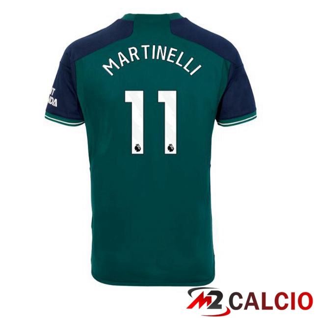 Maglie Calcio Personalizzate,Tute Calcio Squadre,Maglia Nazionale Italiana Calcio | Maglie Calcio FC Arsenal (MARTINELLI 11) Terza Verde 2023/2024