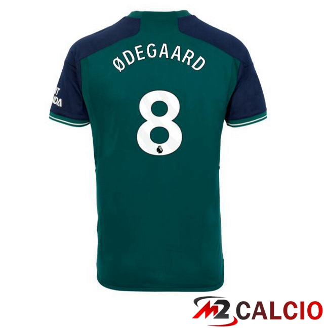 Maglie Calcio Personalizzate,Tute Calcio Squadre,Maglia Nazionale Italiana Calcio | Maglie Calcio FC Arsenal (ØDEGAARD 8) Terza Verde 2023/2024