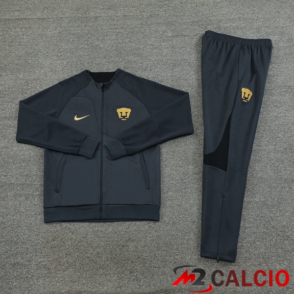 Insieme Tuta Calcio - Giacca Pumas UNAM Grigio 2023/2024