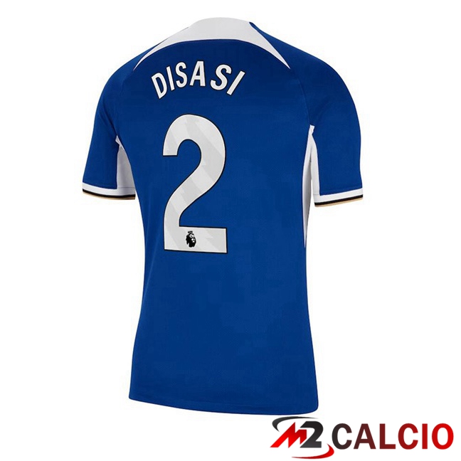 Maglie Calcio Personalizzate,Tute Calcio Squadre,Maglia Nazionale Italiana Calcio | Maglie Calcio FC Chelsea (Disasi 2) Prima Blu 2023/2024