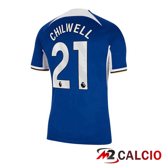 Maglie Calcio Personalizzate,Tute Calcio Squadre,Maglia Nazionale Italiana Calcio | Maglie Calcio FC Chelsea (Chilwell 21) Prima Blu 2023/2024