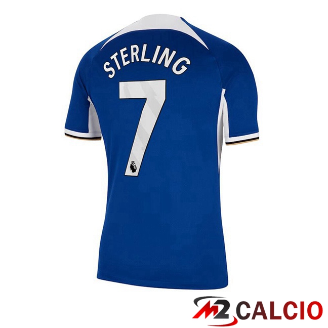 Maglie Calcio FC Chelsea (Sterling 7) Prima Blu 2023/2024
