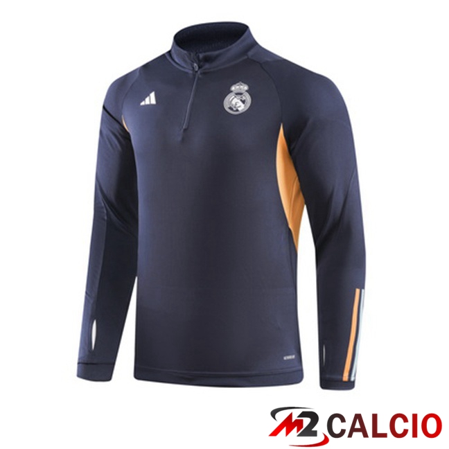Maglie Calcio Personalizzate,Tute Calcio Squadre,Maglia Nazionale Italiana Calcio | Felpa Allenamento Real Madrid Grigio 2023/2024