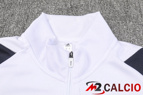 Insieme Tuta Calcio - Giacca Real Madrid Bianco 2023/2024