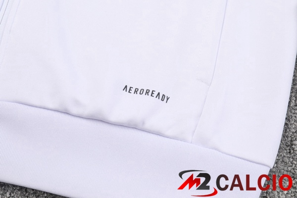 Insieme Tuta Calcio - Giacca Real Madrid Bianco 2023/2024