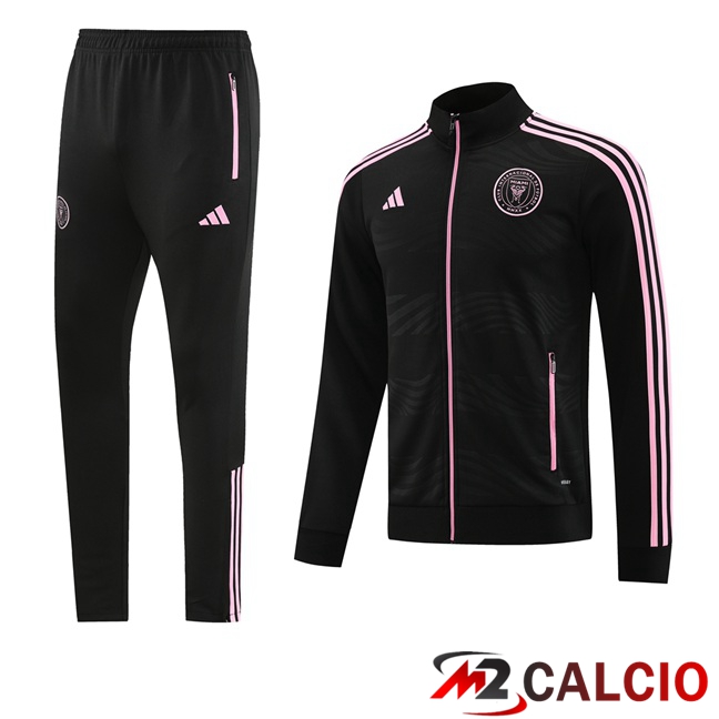 Insieme Tuta Calcio - Giacca Inter Miami CF Nero 2023/2024