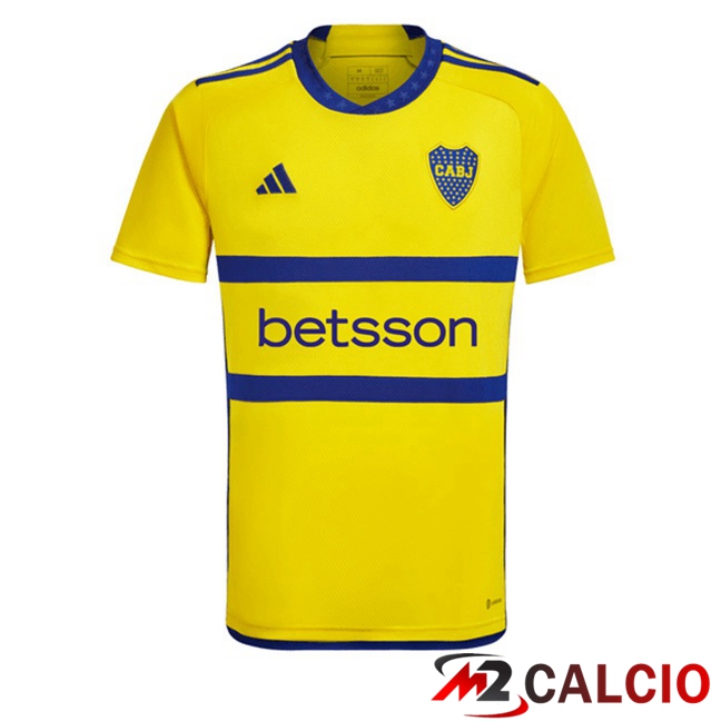 Maglie Calcio Personalizzate,Tute Calcio Squadre,Maglia Nazionale Italiana Calcio | Maglie Calcio Boca Juniors Seconda Giallo 2023/2024