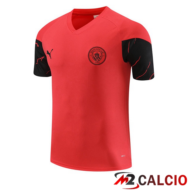T Shirt Allenamento Manchester City Rosso 2023/2024