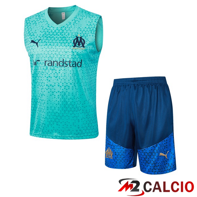 Maglie Calcio Personalizzate,Tute Calcio Squadre,Maglia Nazionale Italiana Calcio | Canotta Calcio Marsiglia OM + Pantaloncini Blu 2023/2024