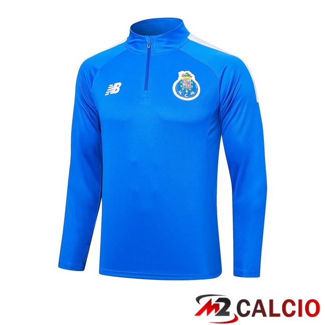 Maglie Calcio Personalizzate,Tute Calcio Squadre,Maglia Nazionale Italiana Calcio | Felpa Allenamento FC Porto Blu 2023/2024