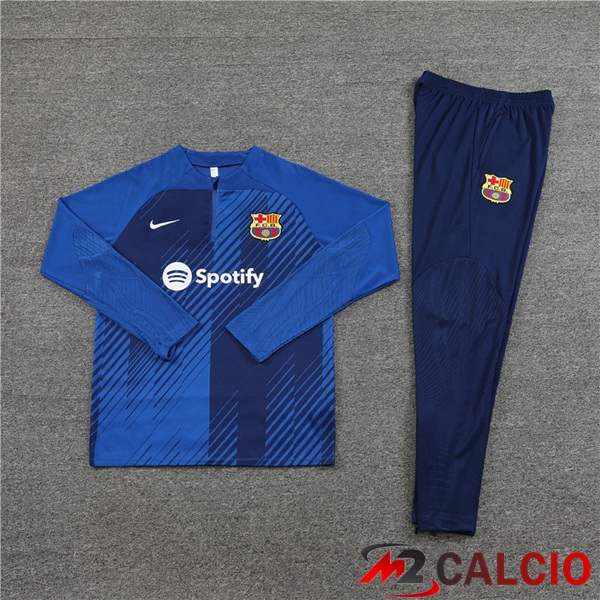 Insieme Tuta Calcio FC Barcellona Blu 2023/2024